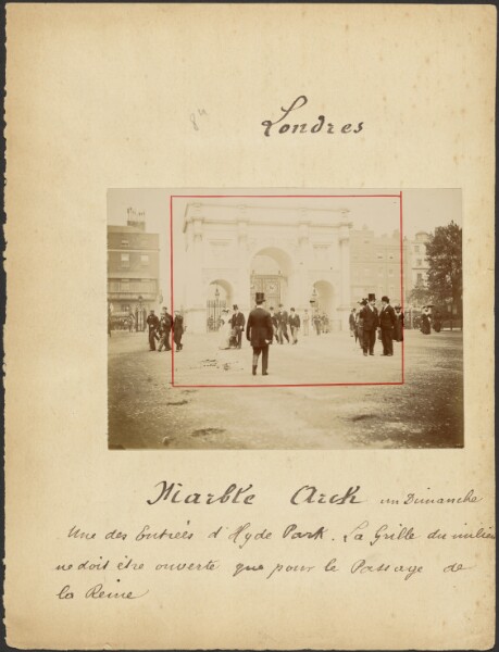 Unknown, [Marble Arch, London]
