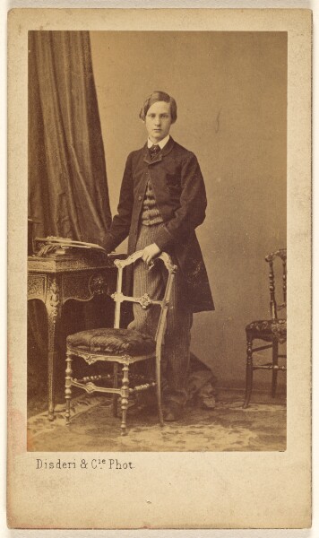 Disdéri & Cie., [Unidentified young man, standing]