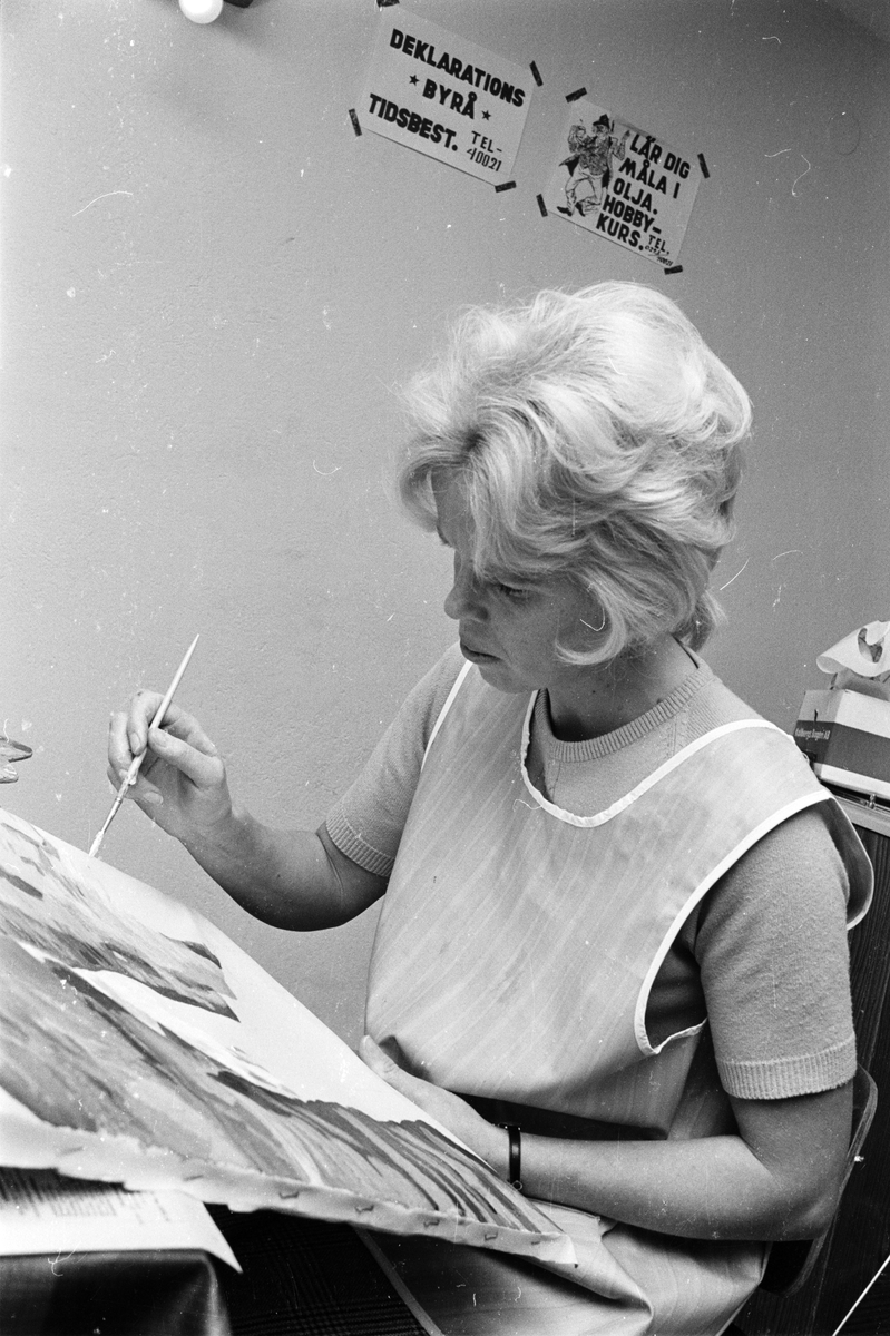 Tierp Arbetarbladet, Konstkurs, Mehedeby, Uppland, 1972