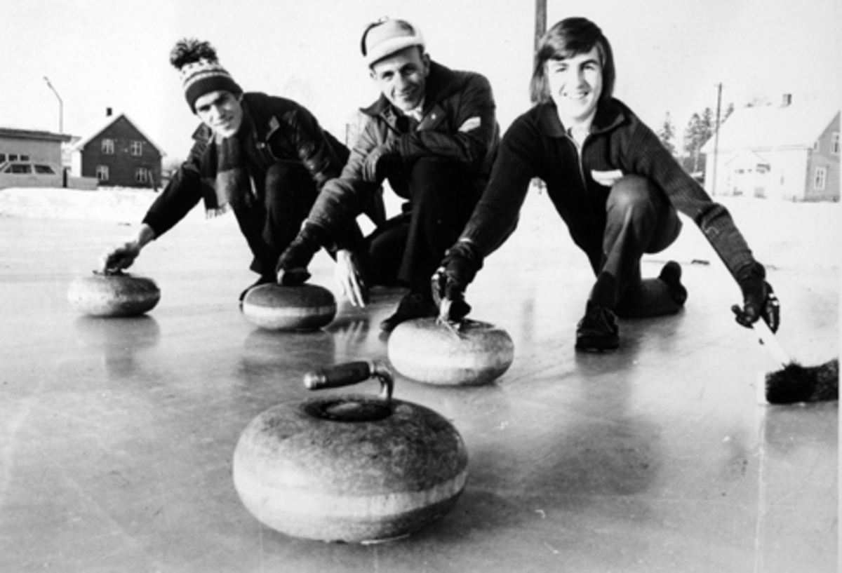 Anno Domkirkeodden, Brumunddal IL, curling lag, curlingbane på gamle Frambana.