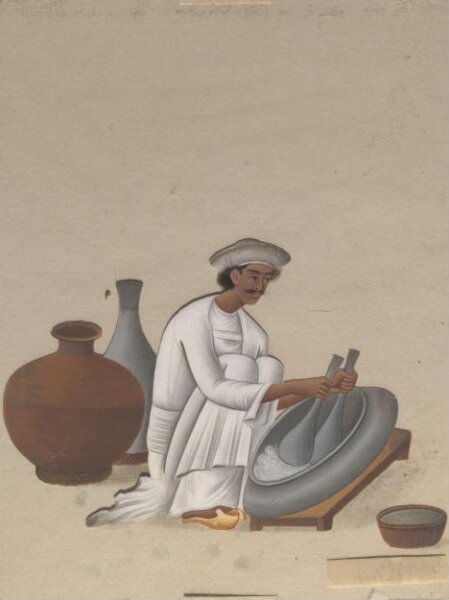 Unknown, One of Seventeen paintings of domestic servants and tradesmen