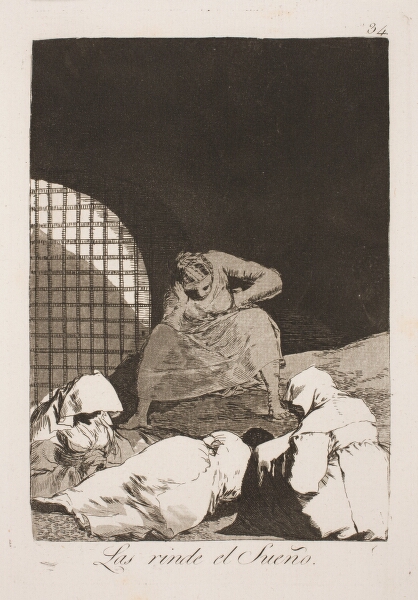 Francisco de Goya, Væk dem ikke, søvnen er måske deres eneste trøst