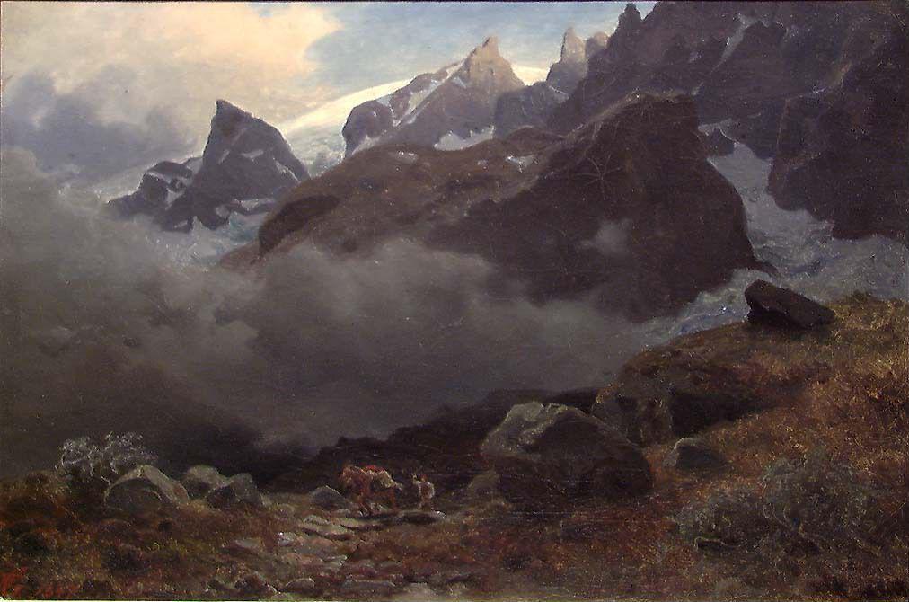 Hans Gude, Storm in the Highlands