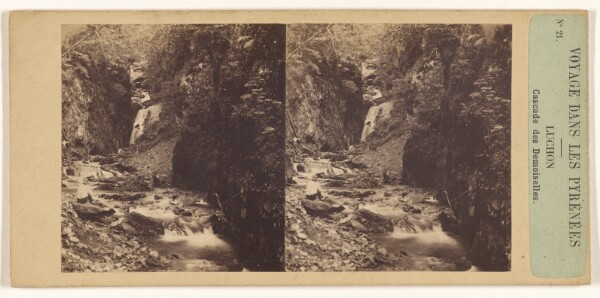 Unknown, Voyage dans Les Pyrenees. Luchon. Cascade des Demoiselles.