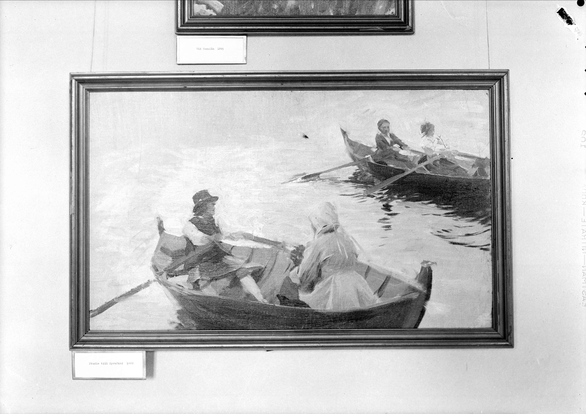 Gunnar Sundgren, Oljemålning, Zornmuseet, Mora, Dalarna 1939