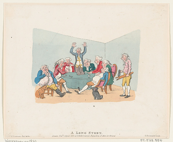 Thomas Rowlandson, A Long Story