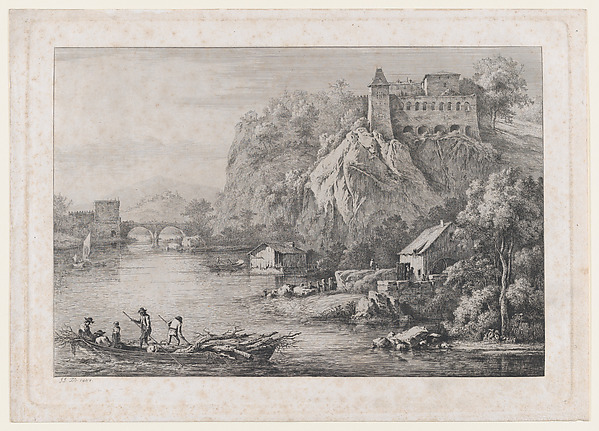 Jean Jacques de Boissieu, View of the Convent of the Barefooted Carmelites at Lyon