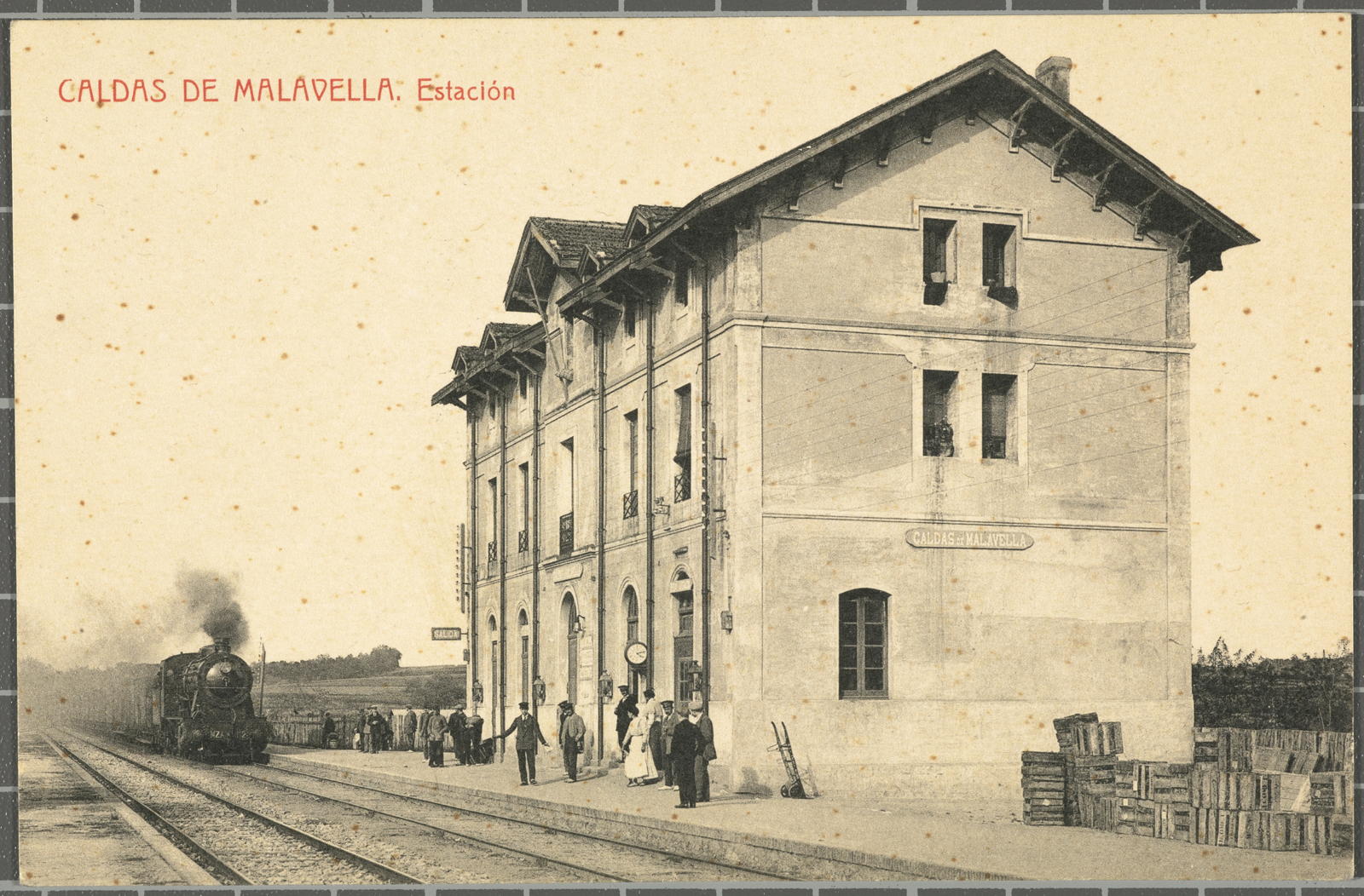 Josep Thomas Bigas, CALDAS DE MALAVELLA. Estación