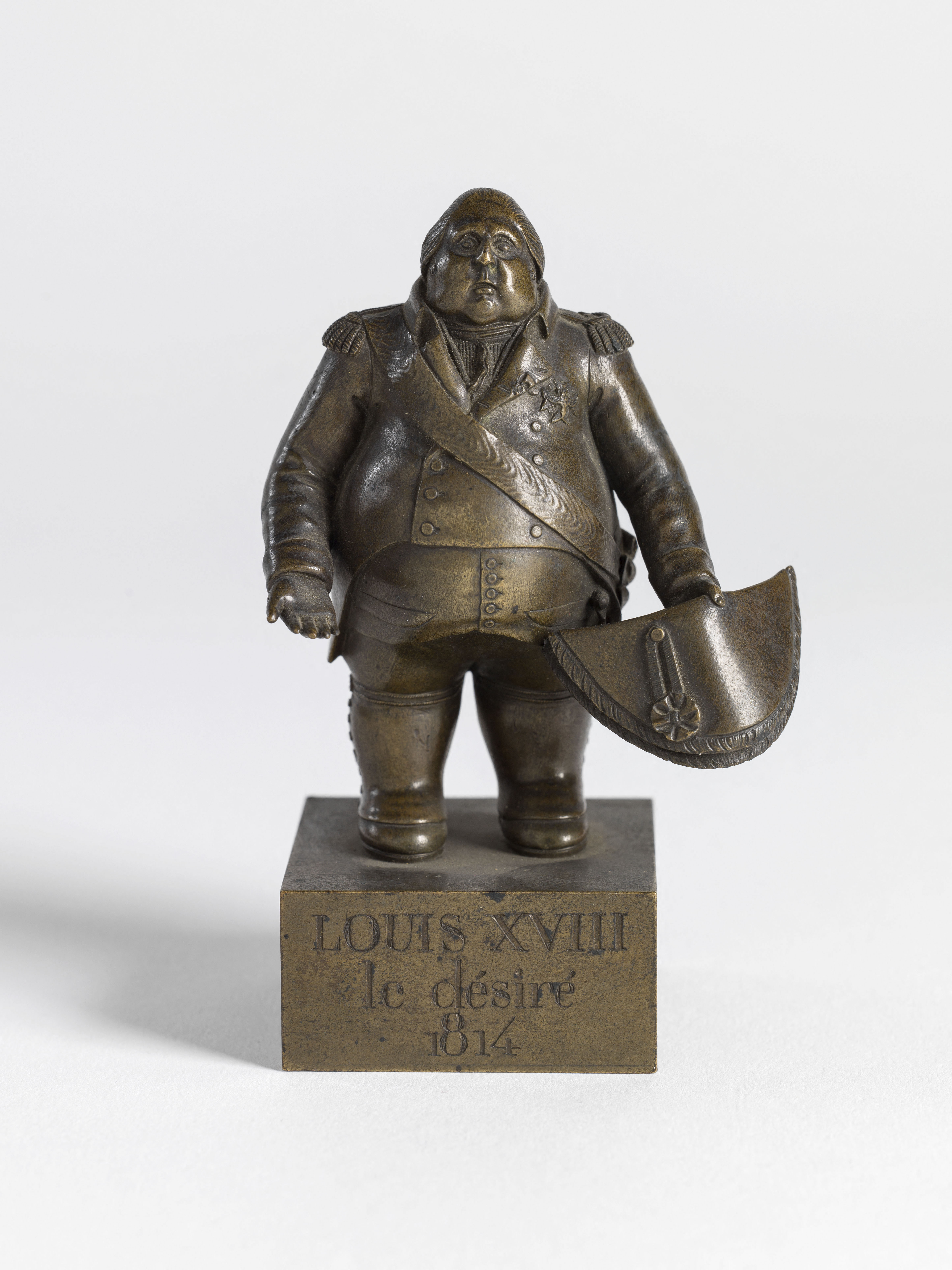 Anonyme, Portrait-charge de Louis XVIII