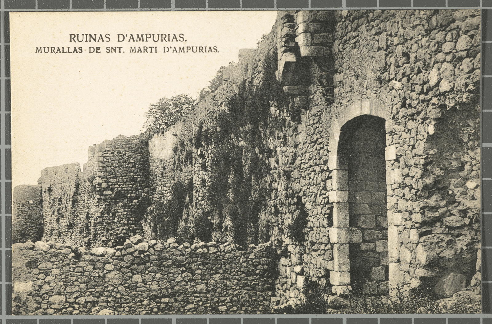 Josep Esquirol Pérez, Ruinas de Ampurias. Murallas de Snt. Marti de Ampurias