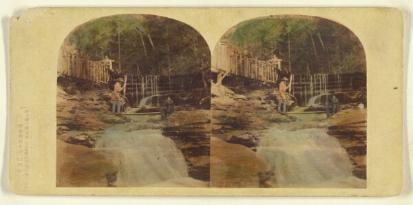 London Stereoscopic and Photographic Company, Cascade, On the Kauterskill River, Catskill Mountains.
