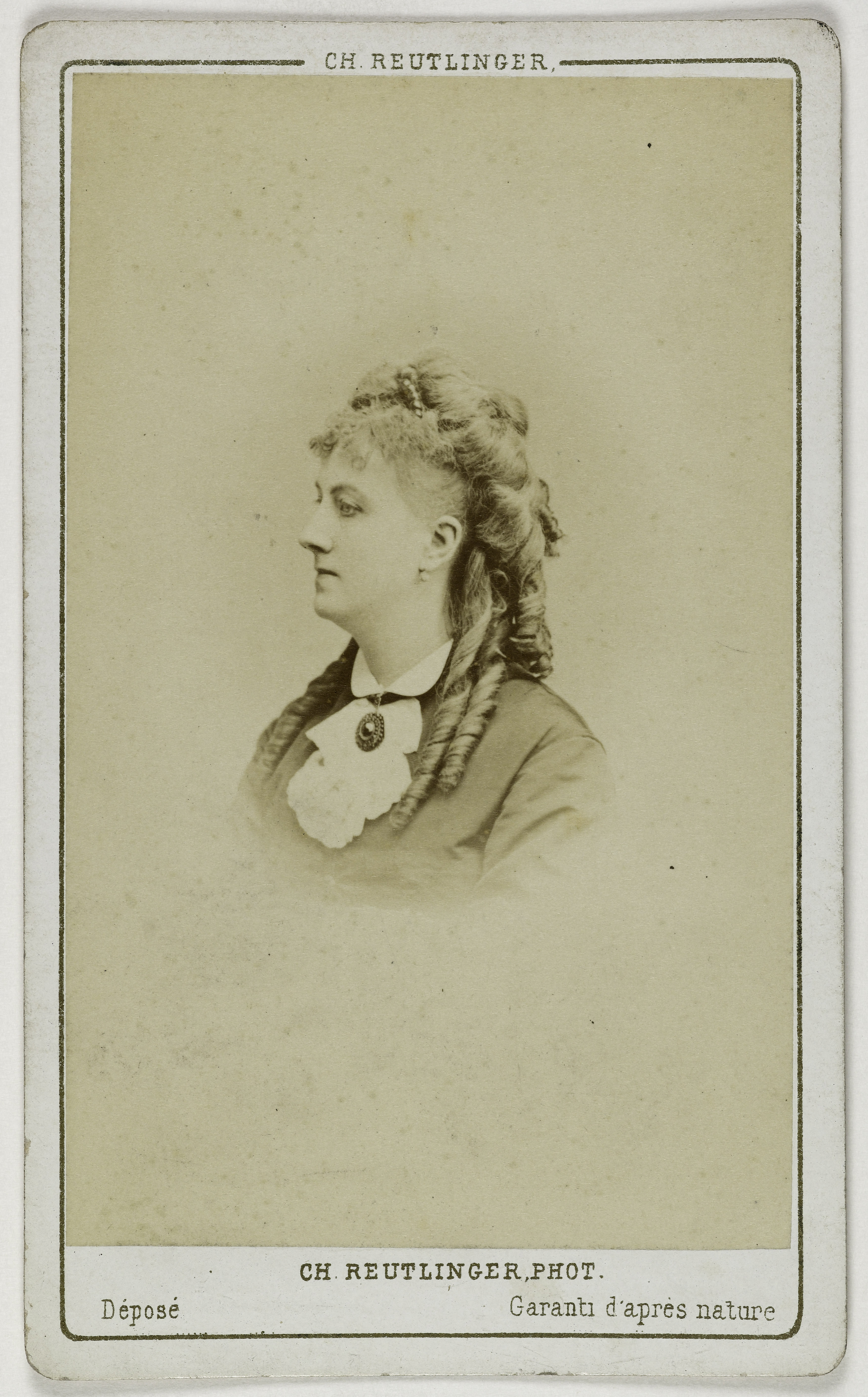 Charles Reutlinger, Portrait de Godefroy, (danseuse ou chanteuse lyrique)