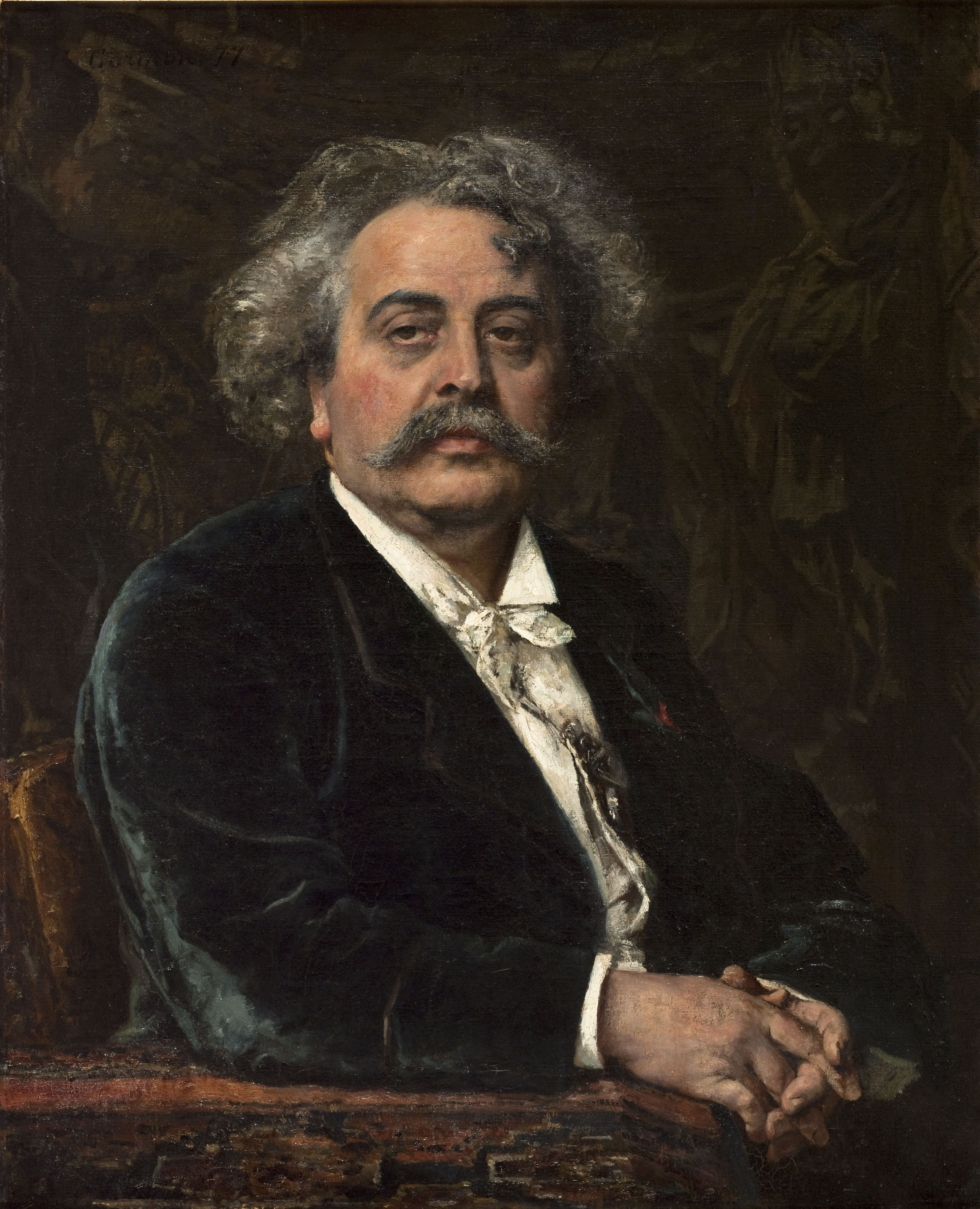 Fernand Cormon, Portrait de Carrier-Belleuse