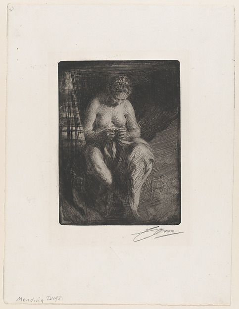 Anders Zorn, Mending