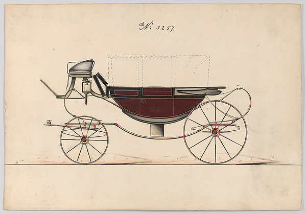 Brewster & Co., Design for Landau, No. 3257