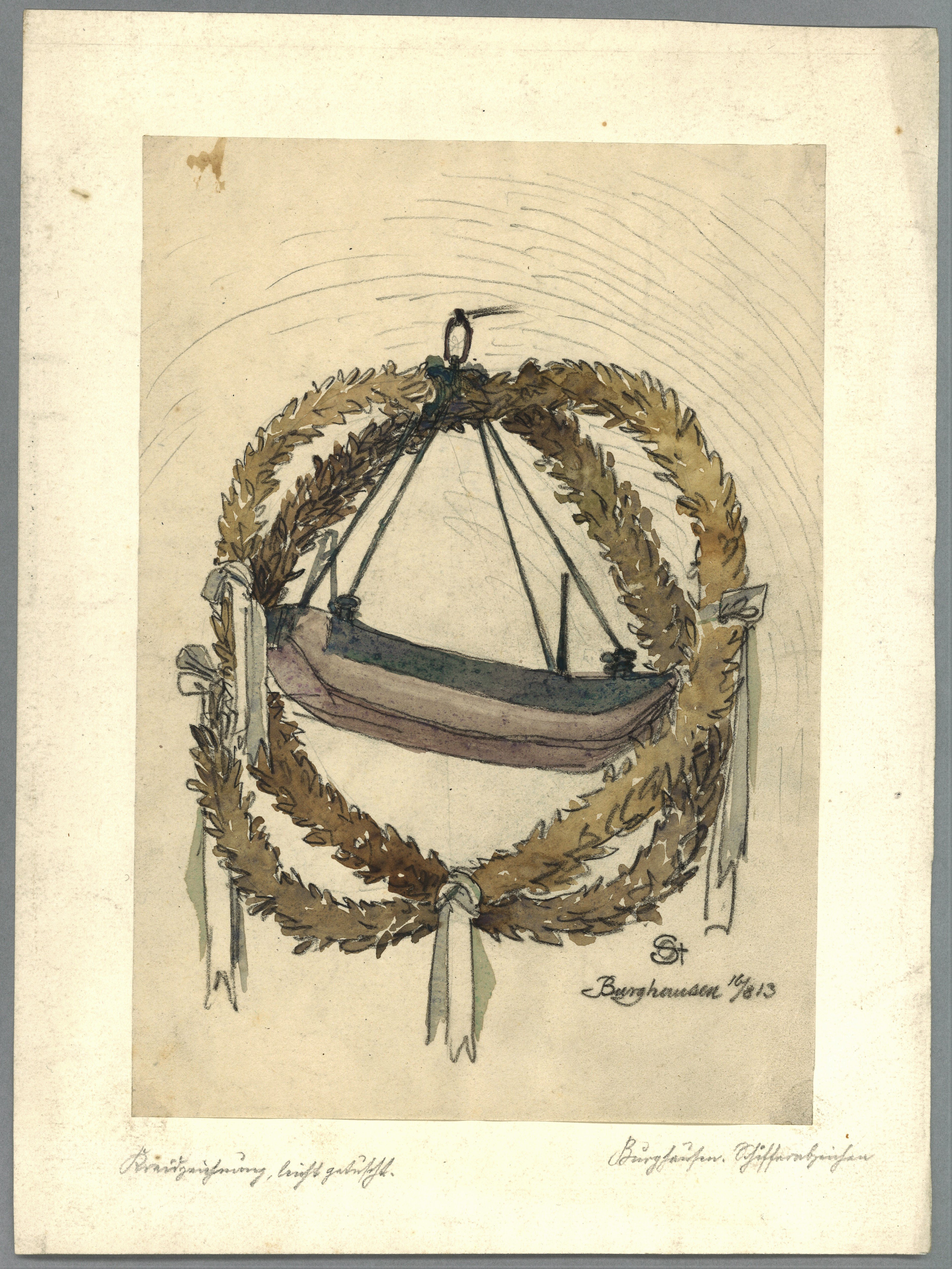 Otto Stiehl, Burghausen/Salzach (Oberbayern): Schifferzeichen