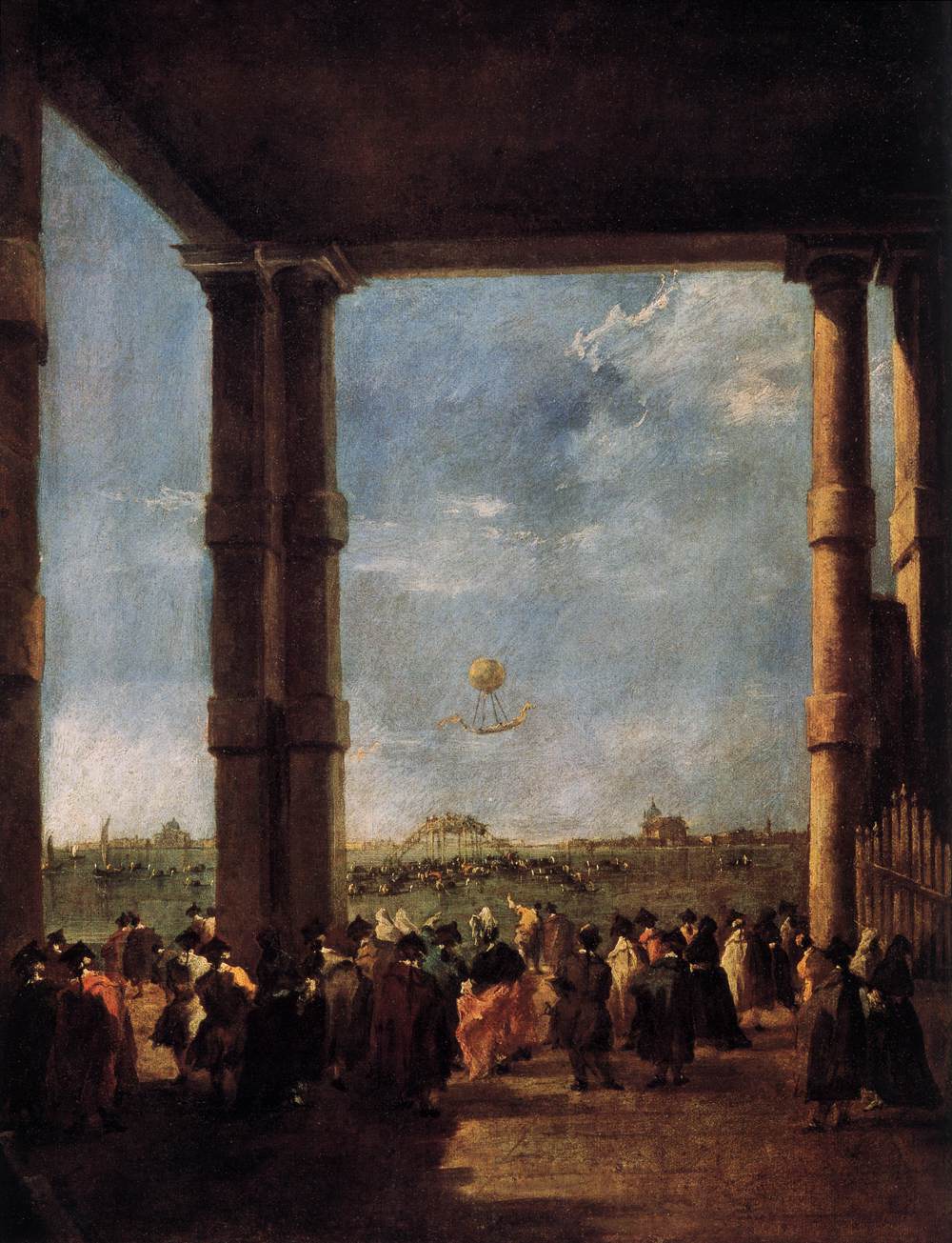 Francesco Guardi, Venice Hot-Air Balloon Rising