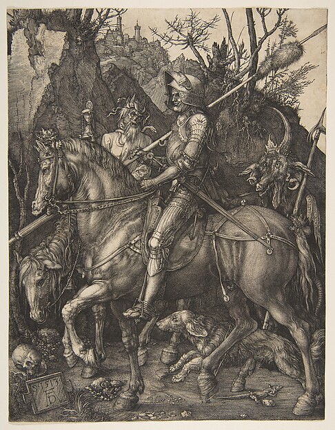 Albrecht Dürer, Knight, Death, and the Devil