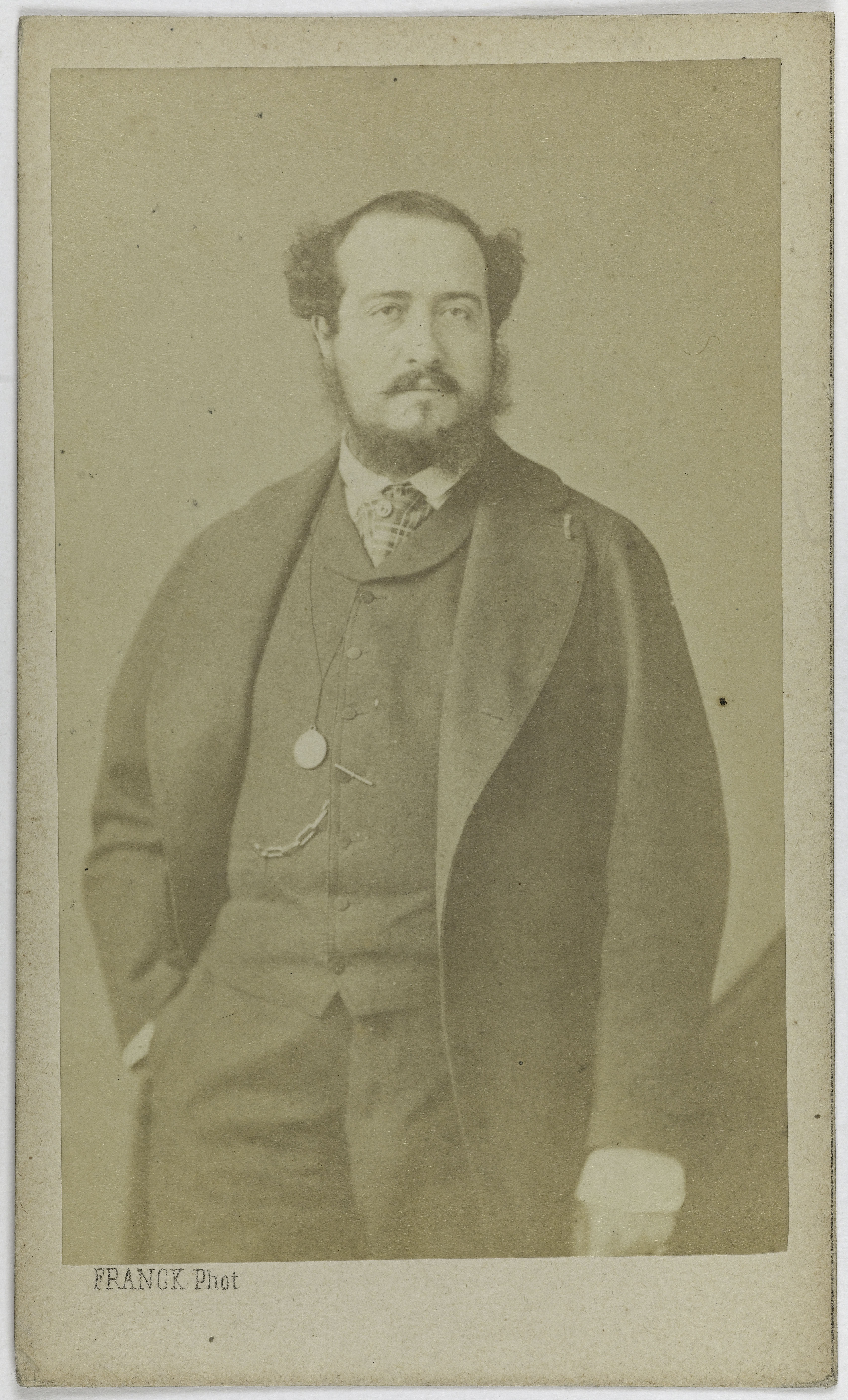 Franck, Portrait d'Henri de Pène, (dit Frederick Mané Nemo), (1830-1888), (journaliste)