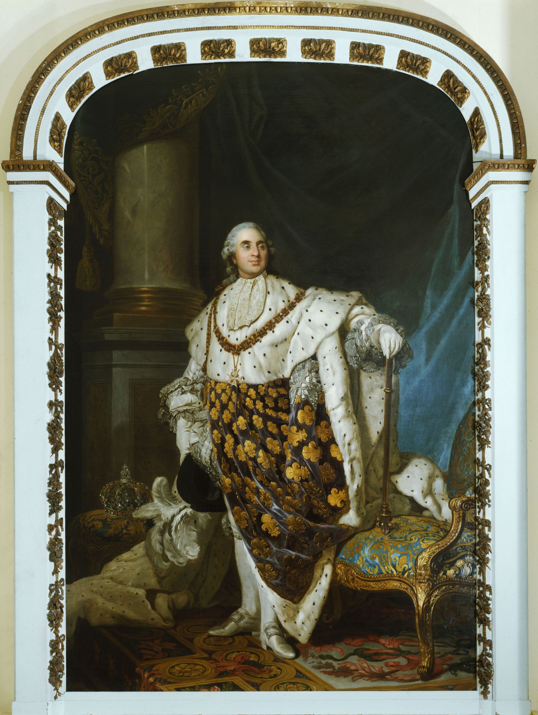 Joseph-Siffred Duplessis, Portrait de Louis XVI en costume de sacre