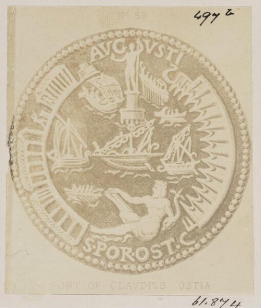 Parker, John Henry, Coins - Port of Claudius at Ostia