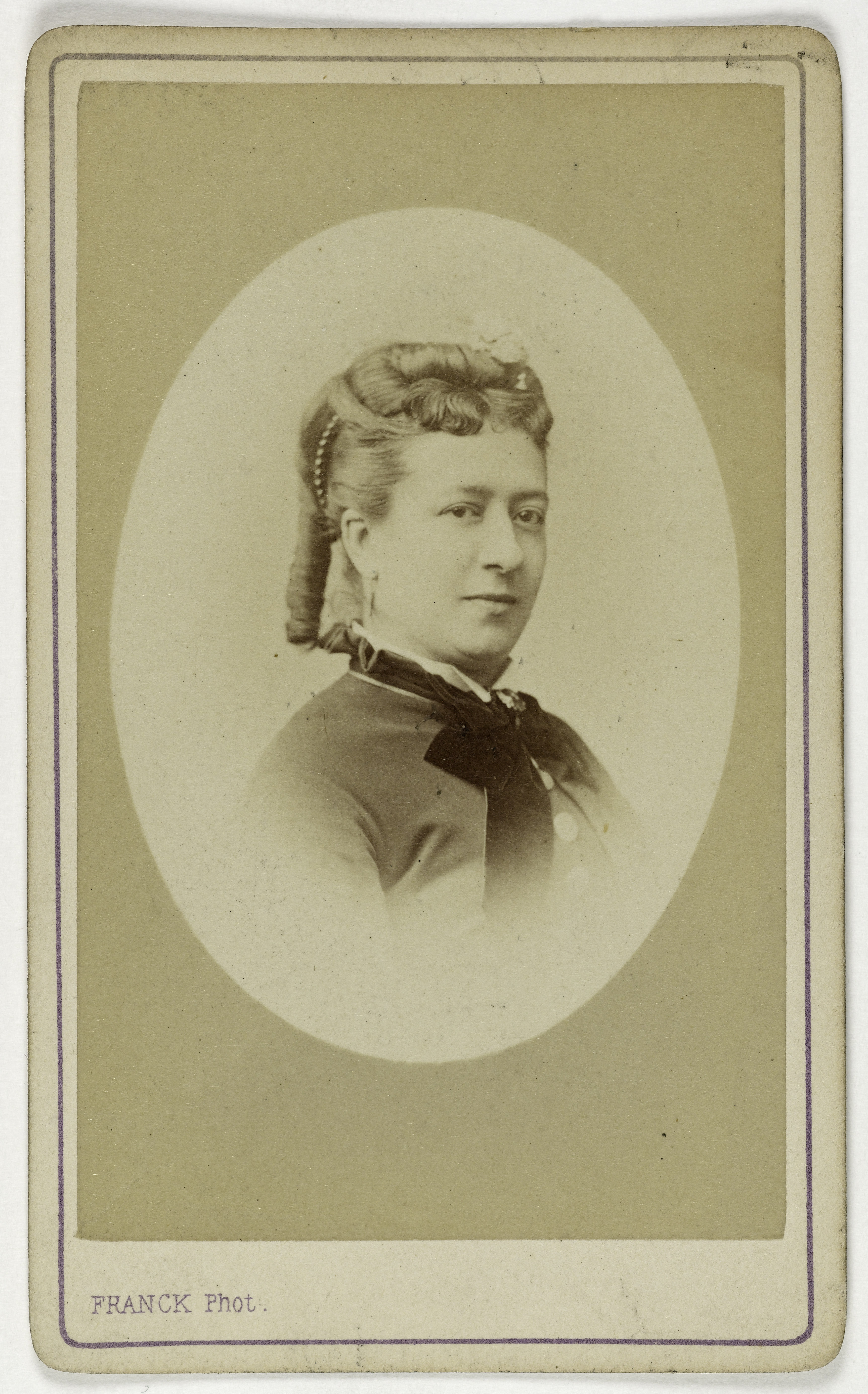 Franck, Portrait de Hanrion, (actrice et chanteuse au théâtre de l'Opéra comique)