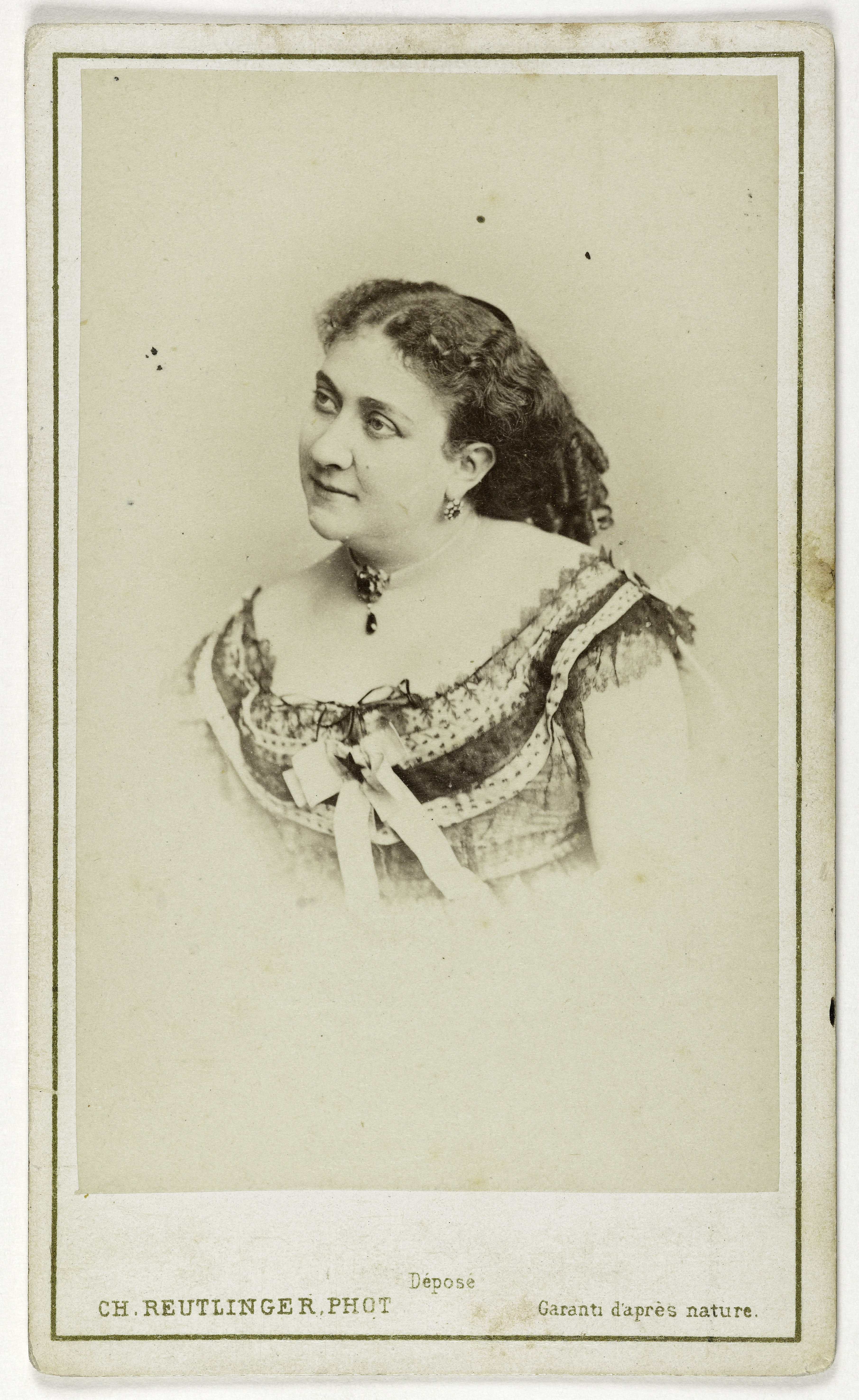 Charles Reutlinger, Portrait de Lagier Suzanne, (1833-1893), (actrice, chanteuse populaire, compositeur)