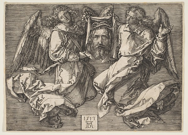 Albrecht Dürer, Sudarium Held by Two Angels