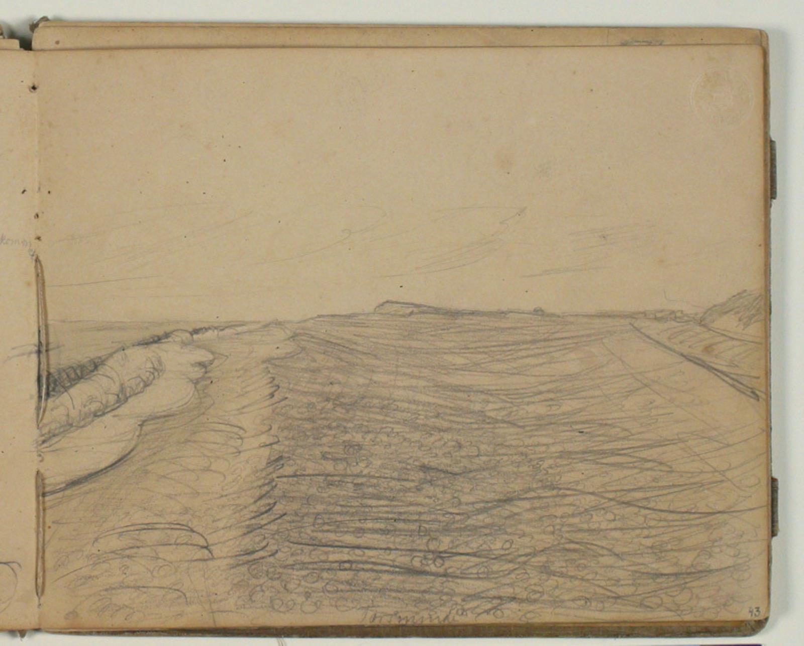Niels Larsen Stevns, Landskabsskitse