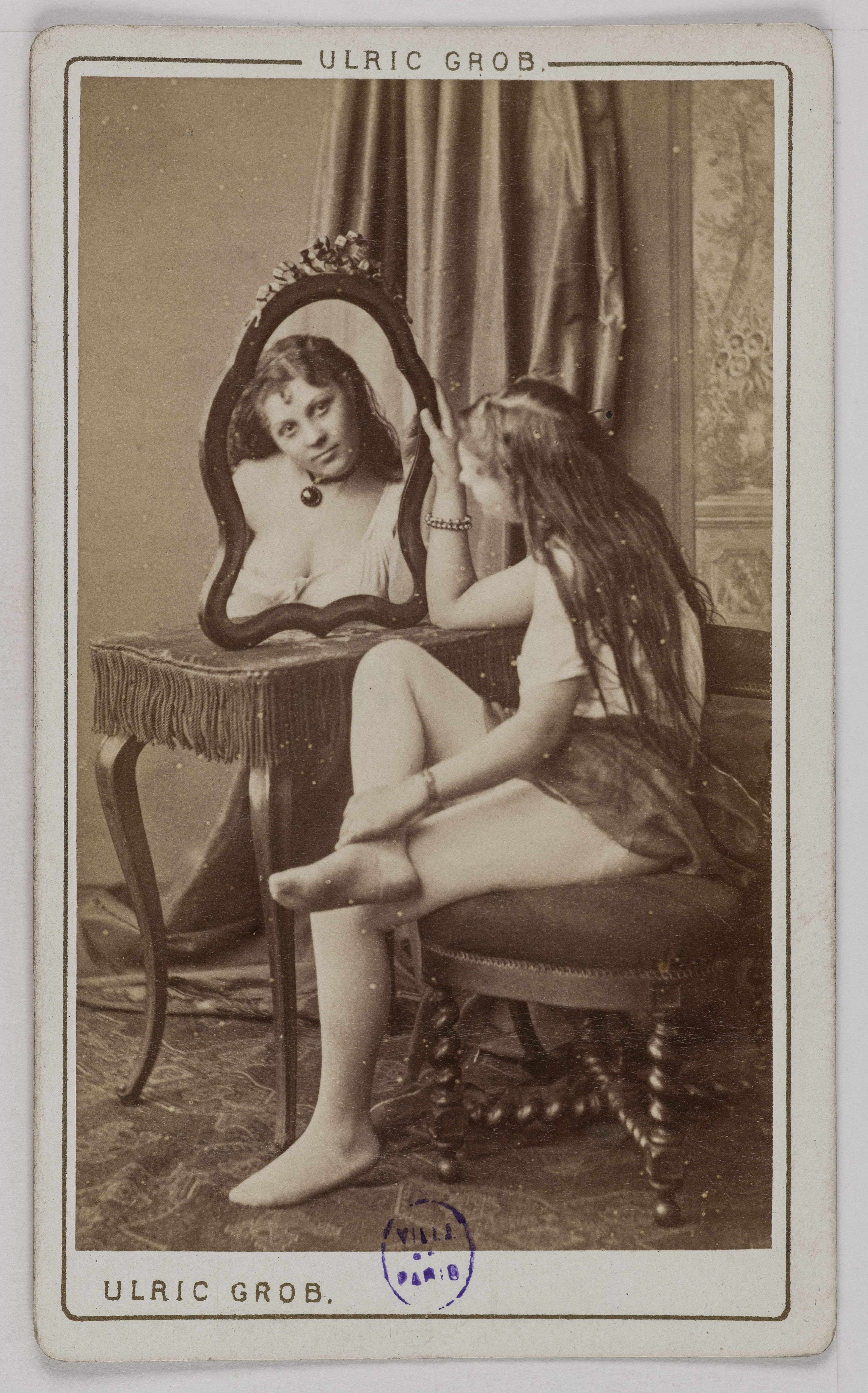 Ulric Grob, Portrait de Victoire, actrice au Théâtre de la Gaîté.