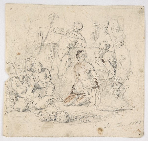 Anonymous, French, 19th century, Bacchanal