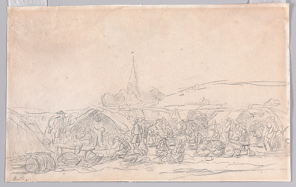 Eugène Boudin, The Pardon of Saint-Anne-La-Palud