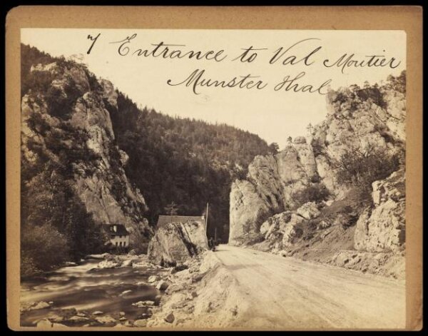Francis Frith, Entrance to Val Moutier.  Munster Thal