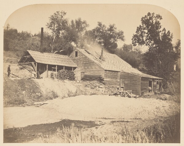Carleton Watkins, [Agua Fria Mill]
