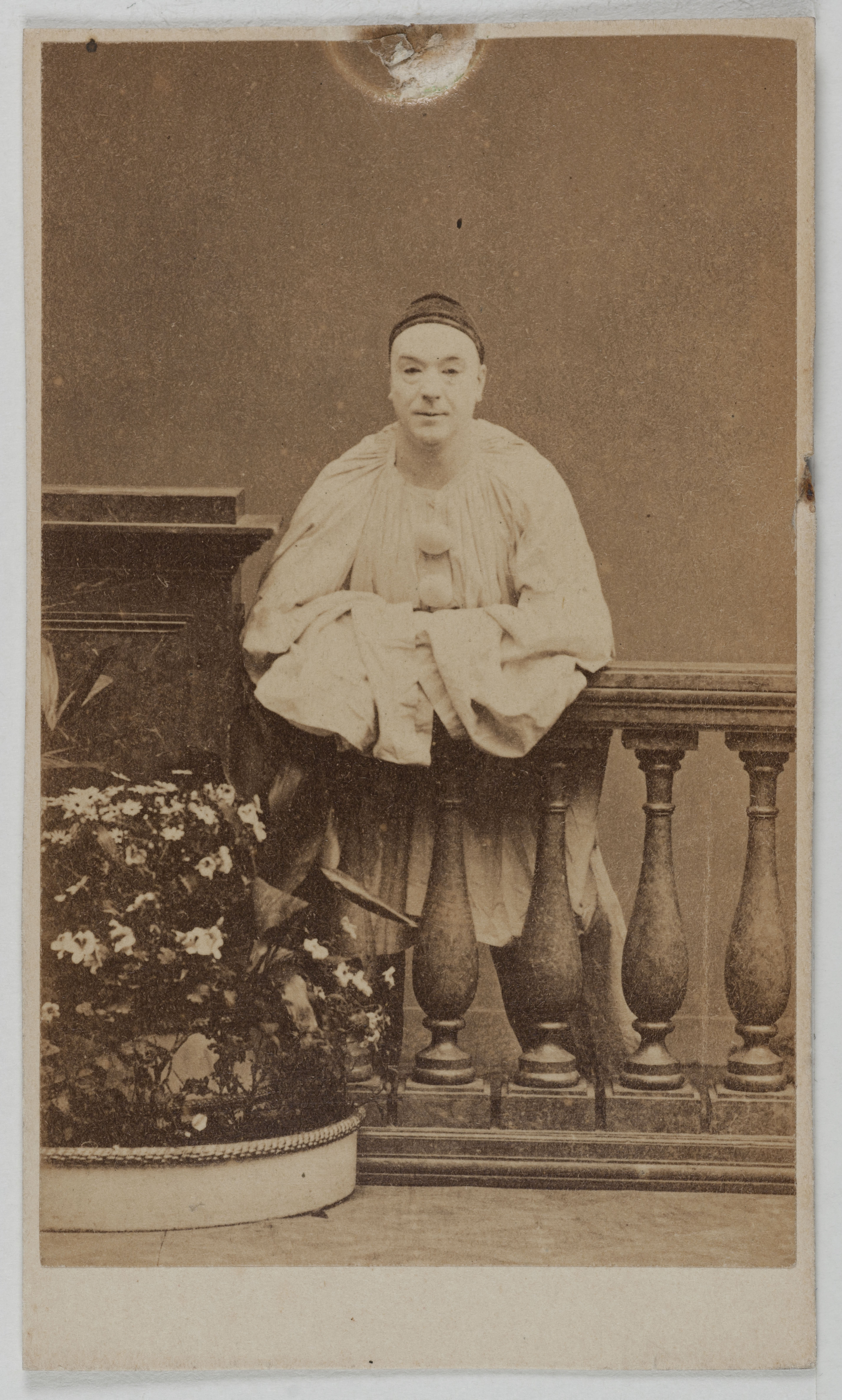 André-Adolphe-Eugène Disdéri, Portrait de Legrand Paul, (Charles-Dominique-Martin Legrand, dit), (1816-1898), (pantomime)