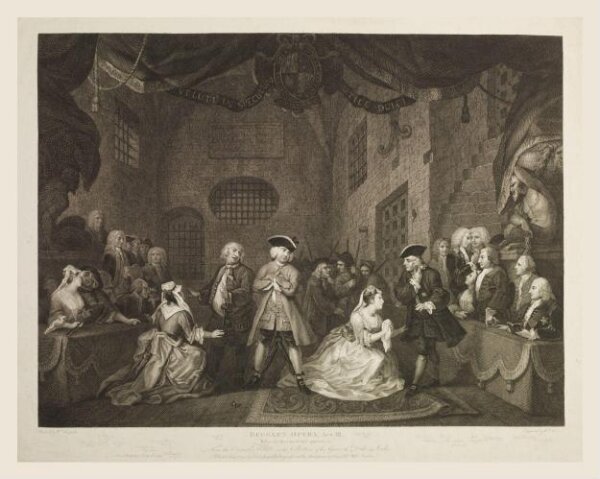 William Blake, Beggar's Opera, Act III. 'When my hero in Court appears, &c."