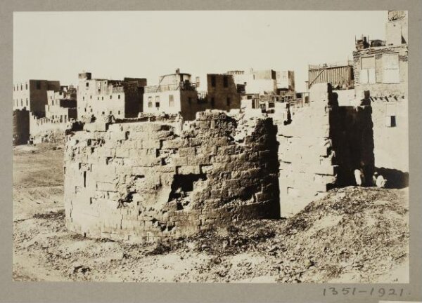 K.A.C. Creswell, Burj al-Mahruq, Ayyubid Wall, Cairo