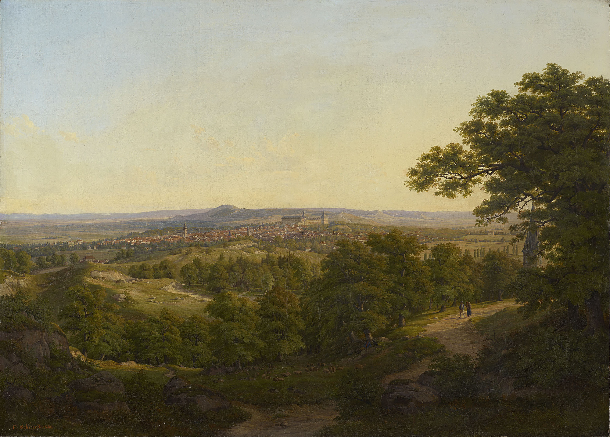 Ferdinand Zschäck, A View of Gotha