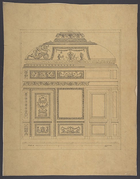 Anonymous, French, 19th century, Boiserie from the Hôtel Colbert de Villacerf