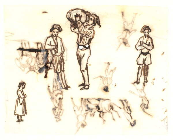 Martinus Rørbye, Italienske figurstudier