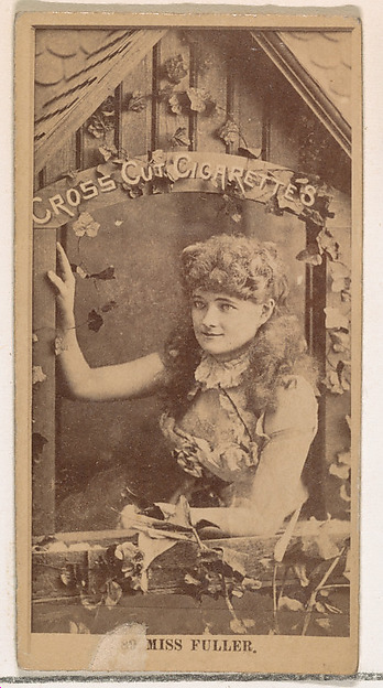W. Duke, Sons & Co., Card Number 89, Miss Fuller, from the Actors and Actresses series (N145-2) issued by Duke Sons & Co. to promote Cross Cut Cigarettes