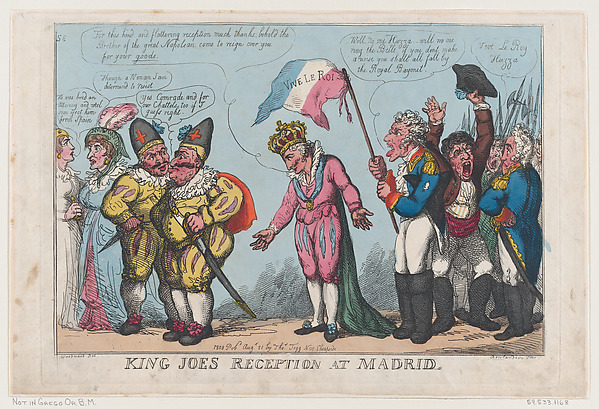 Thomas Rowlandson, King Joe's Reception at Madrid