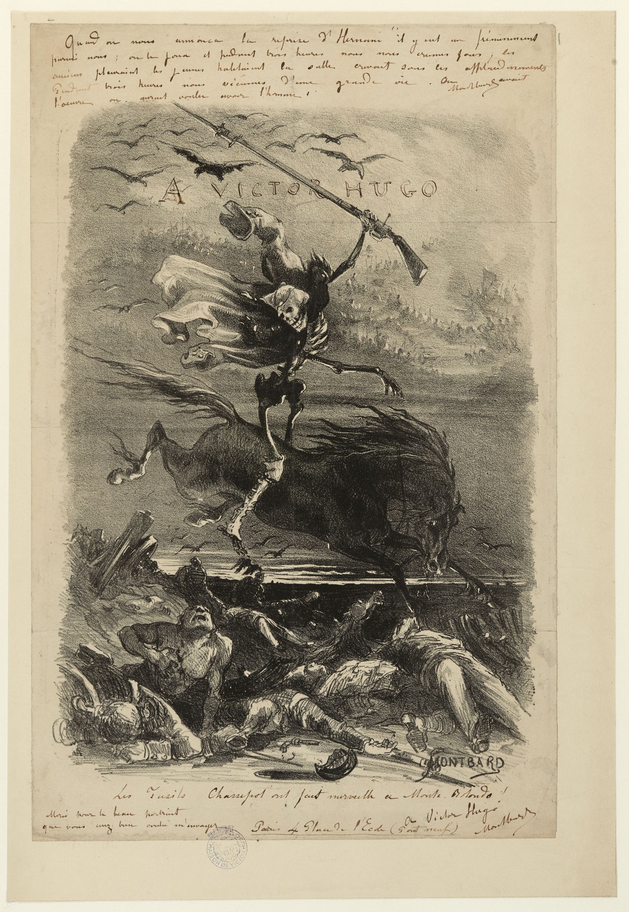 Georges Montbard, A Victor Hugo