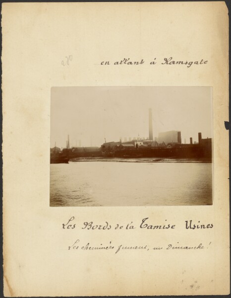Unknown, [Factories along the Thames]