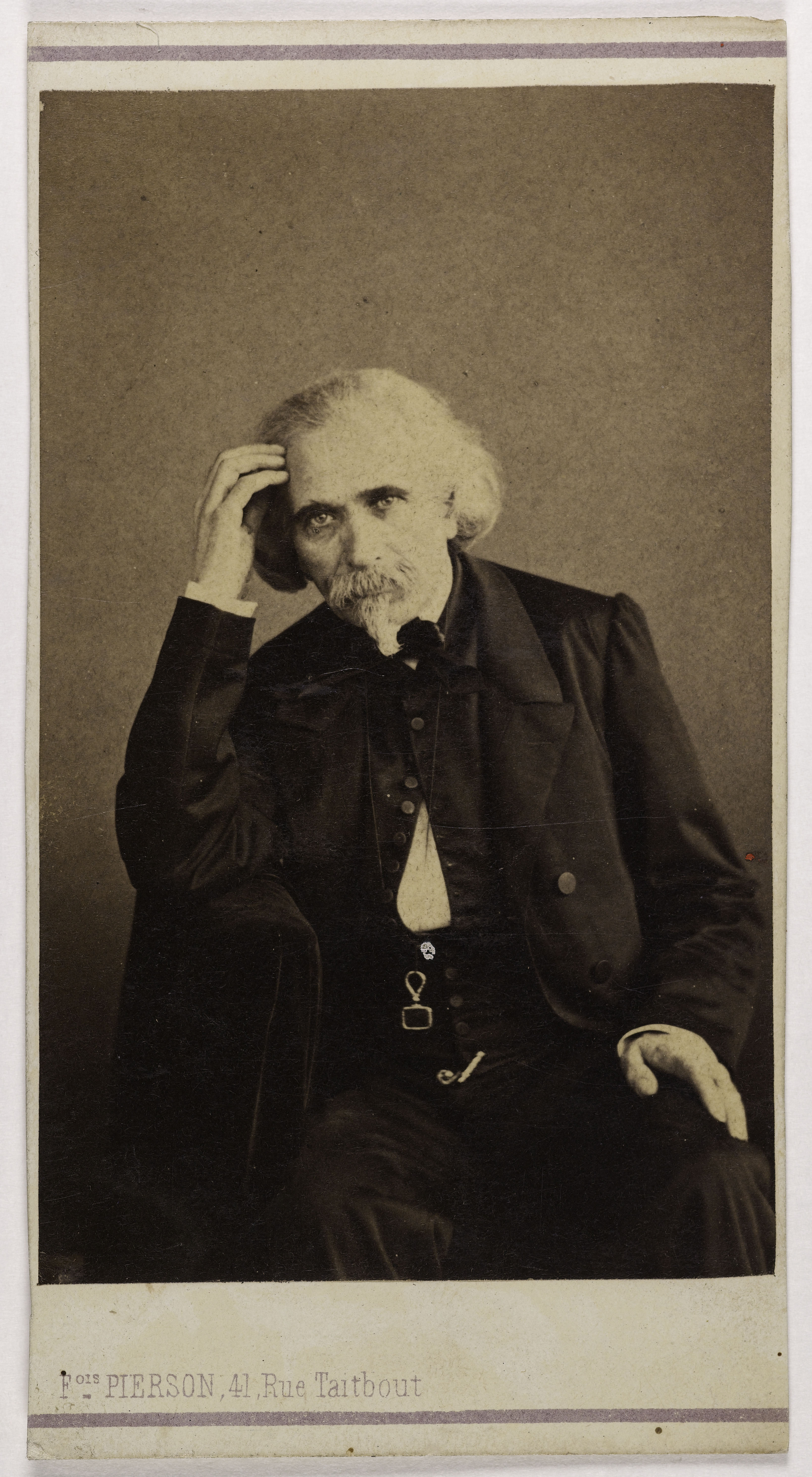 Mayer Frères et Pierson, Portrait de Pierre Tousez Bocage (1799-1863), (acteur, directeur du théâtre de l'Odéon)