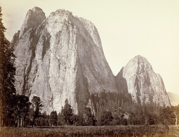 Carleton Watkins, [Cathedral Rocks]