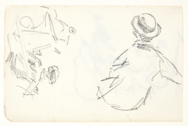 Edvard Weie, Figurstudier til Langelinie-billedet