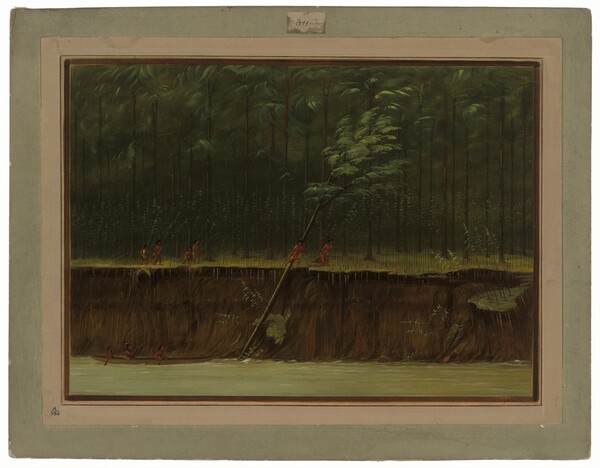 George Catlin, View of the Lower Mississippi