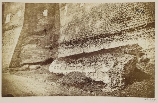 Parker, John Henry, Aqueducts - Remains of a Castellum Aquae on the left, or south side, of the Porta Latina, Exterior.