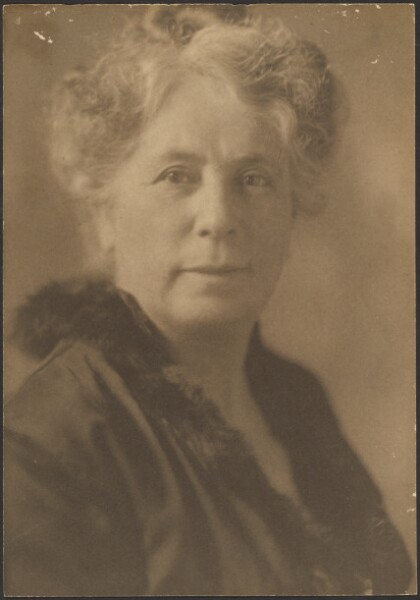 Louis Fleckenstein, [Portrait of a Woman with Fur Collar]